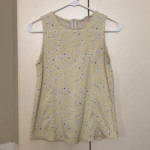 Yellow summer tank top